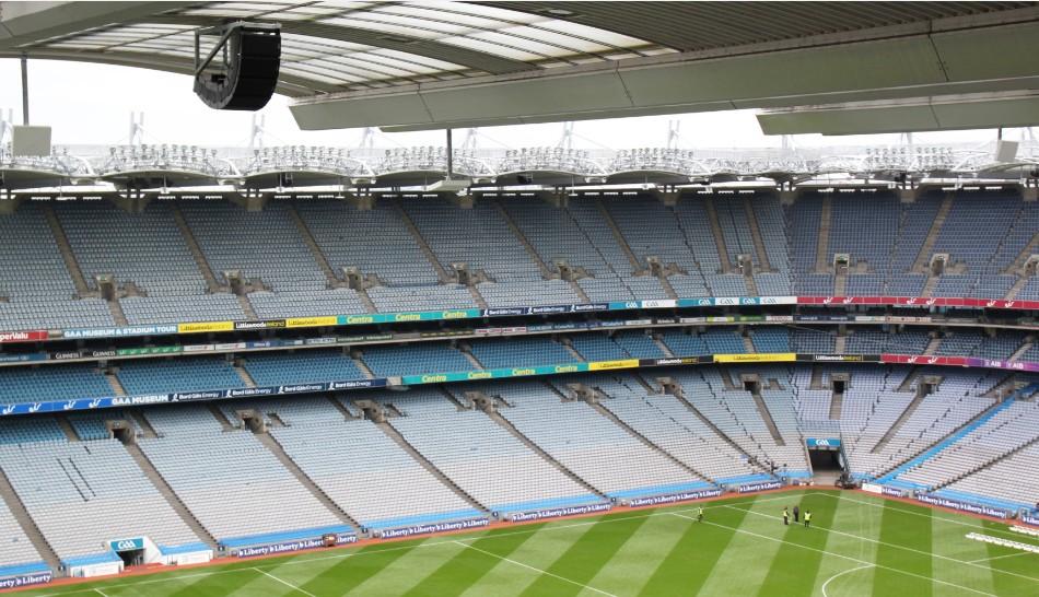 Nexo GEO S12 lắp đặt tại Sân vận động Croke Park (Ireland)