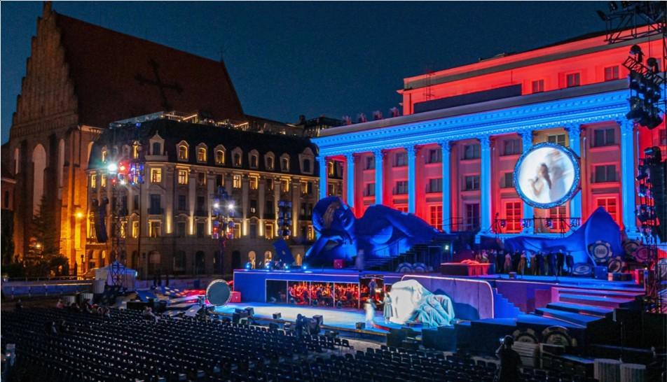 Nexo STM phục vụ Đêm nhạc kịch La Traiviata ngoài trời tại Nhà hát Opera Wroclawska tại Ba Lan