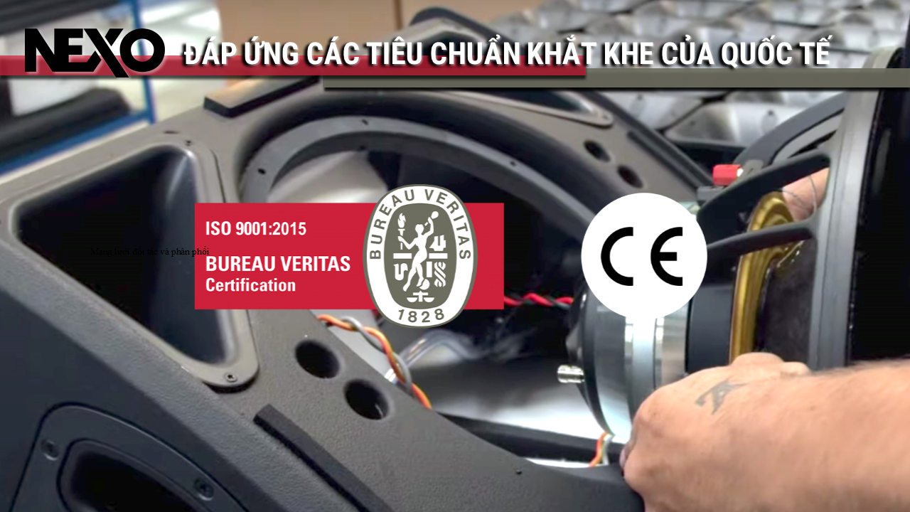 nexo đáp ứng các tiêu chuẩn khắt khe của quốc tế