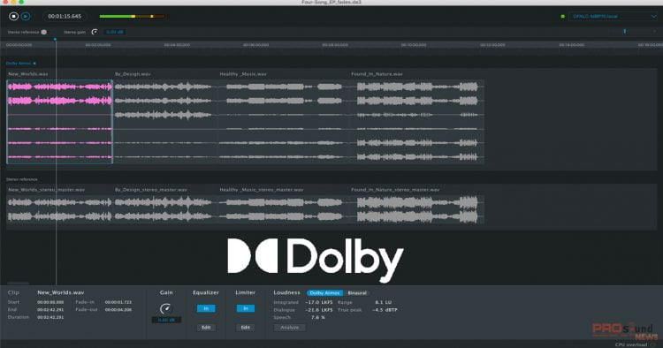 Dolby giới thiệu Dolby Atmos Album Assembler cho âm nhạc kết hợp trong Atmos