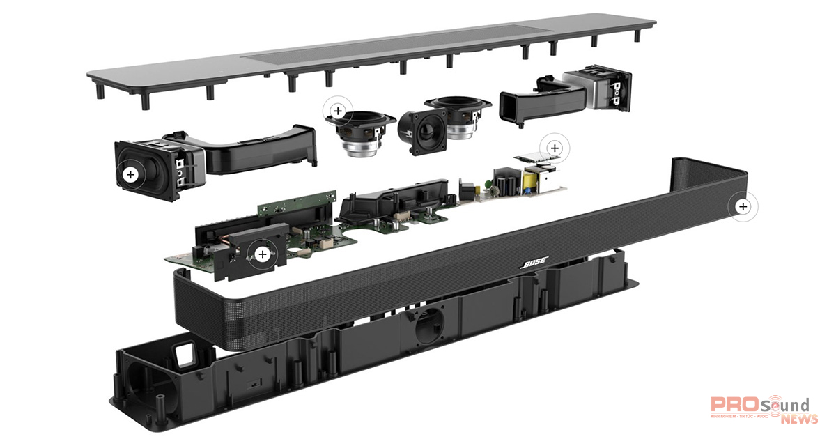 cấu tạo bose Smart Soundbar 600