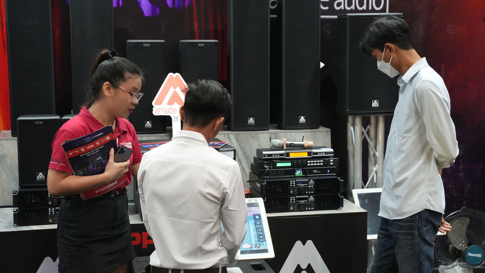 gian hàng amate của prosound