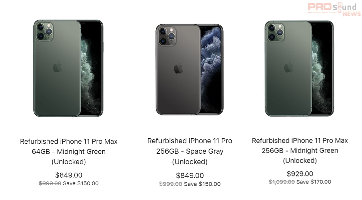 các mẫu iphone 11