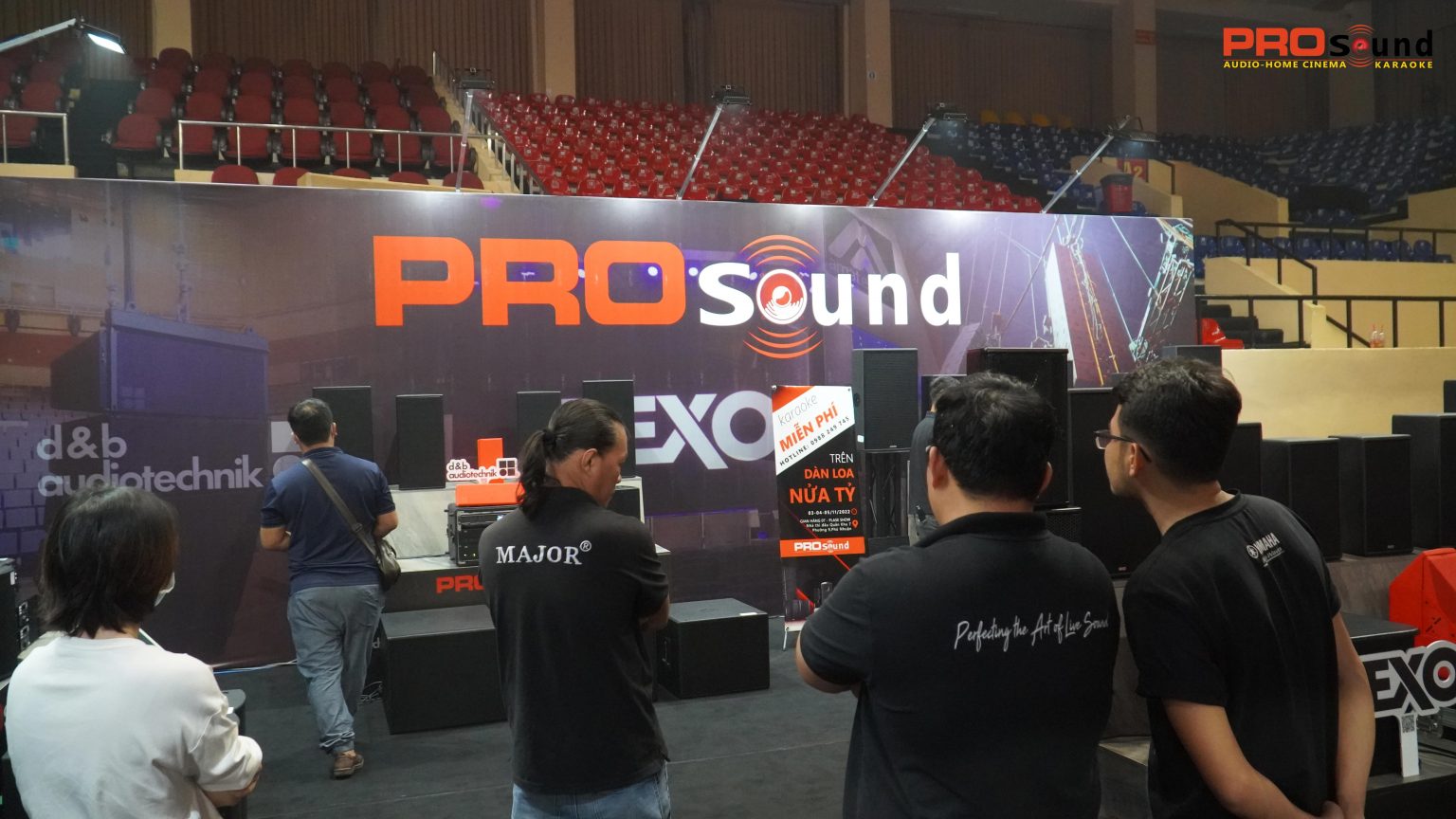 trải nghiệm loa nexo tại triển lãm plase show