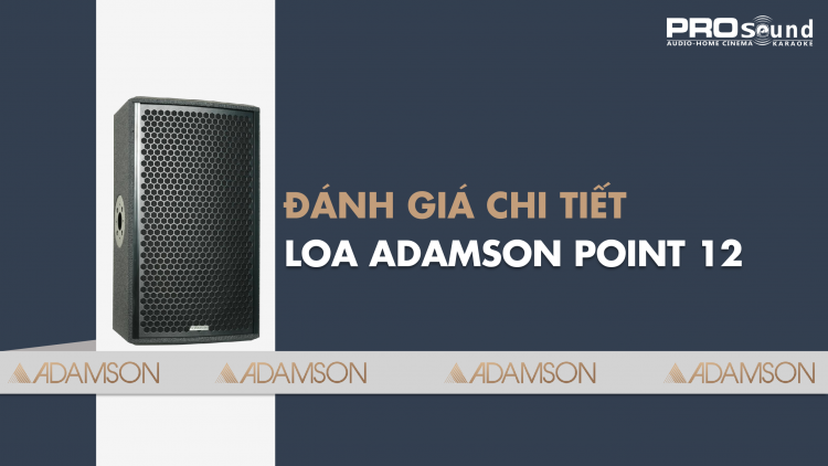 Đánh giá loa ADAMSON Point 12