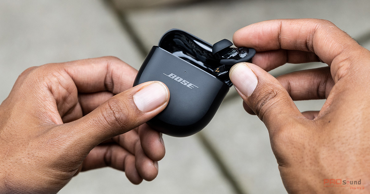 thiết kế tai nghe Bose QuietComfort II