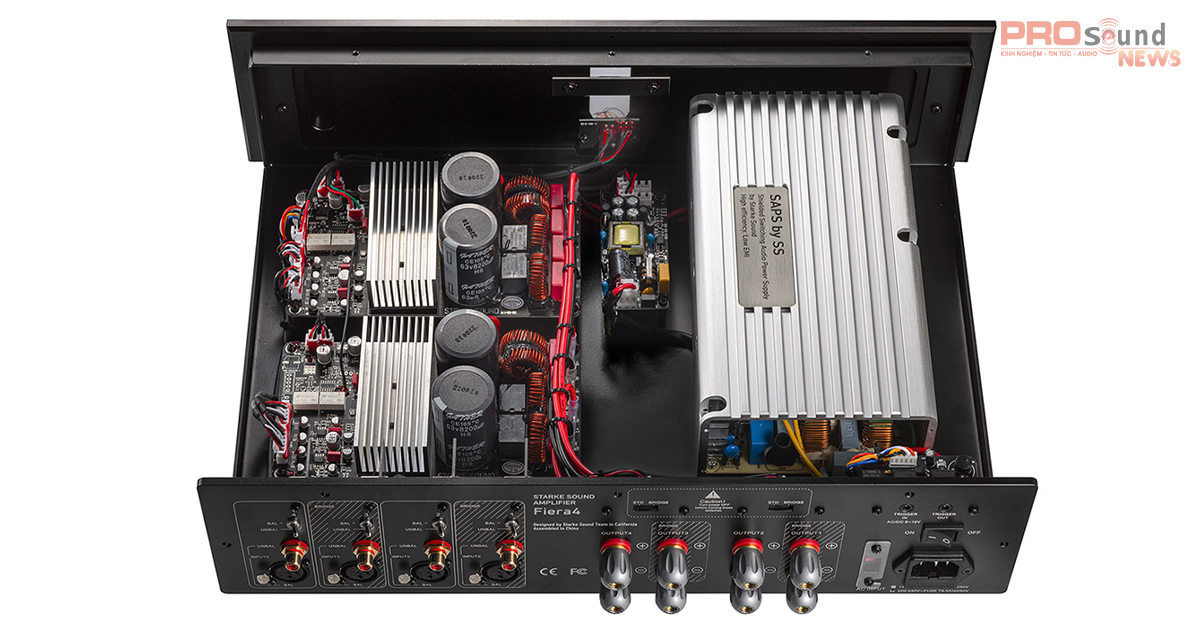 cấu tạo của bộ khuếch đại NS600