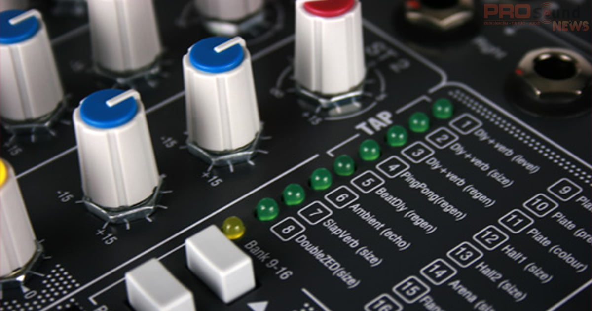 Mixer Allen&Heath ZED-10FX cùng các chức năng chỉnh