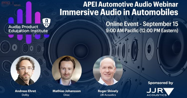 Viện giáo dục sản phẩm âm thanh AES giới thiệu web khám phá âm thanh ô tô